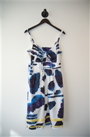 Abstract Print Luisa Cerano Casual Dress, size 8