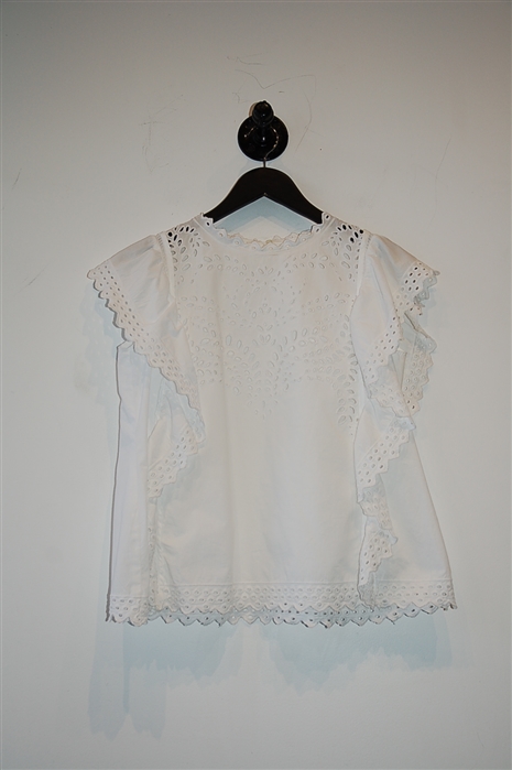 Bright White Isabel Marant - Etoile Cap-Sleeve, size S