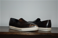 Basic Black Miu Miu Slip-Ons, size 9