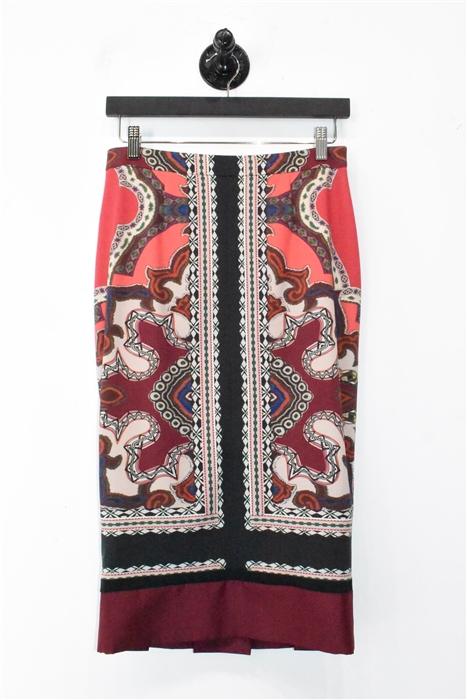 Geometric Etro Mermaid Skirt, size 6