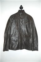 Black Leather Matchless Leather Jacket, size L