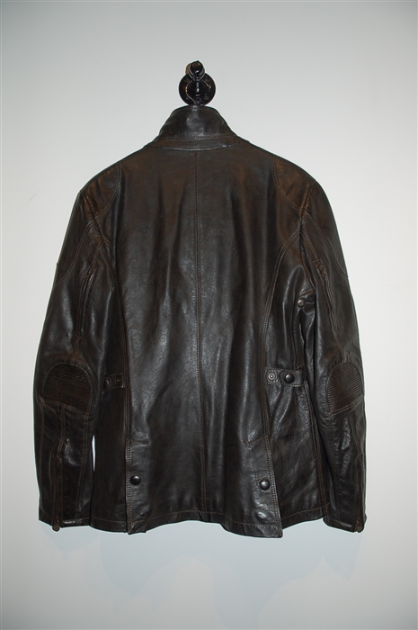 Black Leather Matchless Leather Jacket, size L