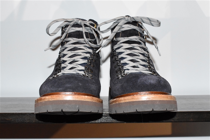 Navy Brunello Cucinelli Hiking Boots, size 9.5
