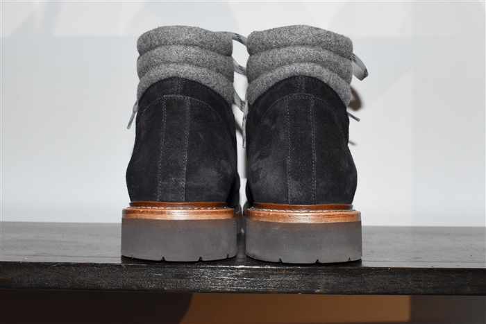 Navy Brunello Cucinelli Hiking Boots, size 9.5