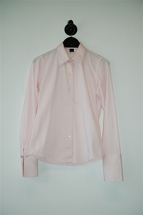 Light Pink Pink Tartan Button Shirt, size 4