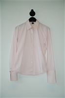 Light Pink Pink Tartan Button Shirt, size 4