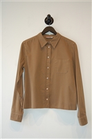 Camel Prada Button Shirt, size M