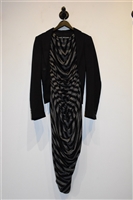 Black & Gray Junya Watanabe Midi Dress, size S