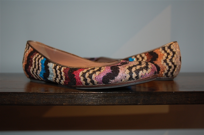 Striped Missoni Ballet Flats, size 8.5