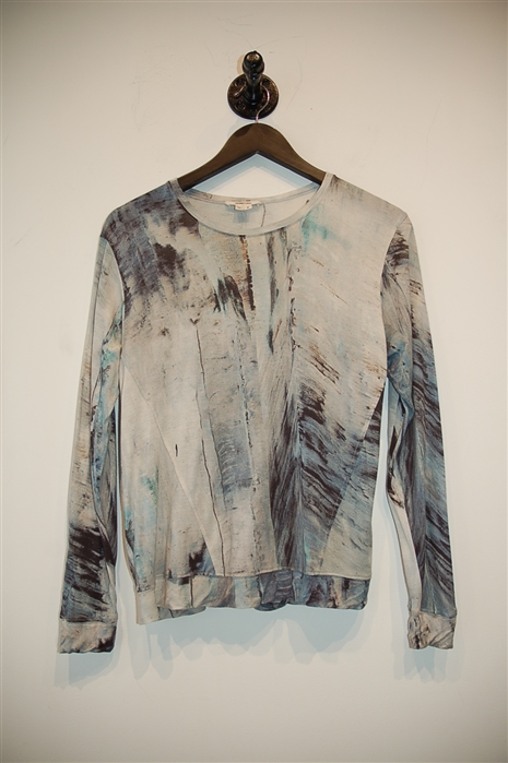 Abstract Print Helmut Lang Pullover, size S