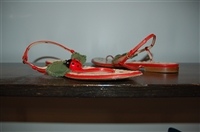 Bright Red Moschino - Cheap & Chic Sandal, size 8