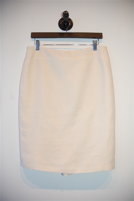 Cream Armani Collezioni Skirt Suit, size 8