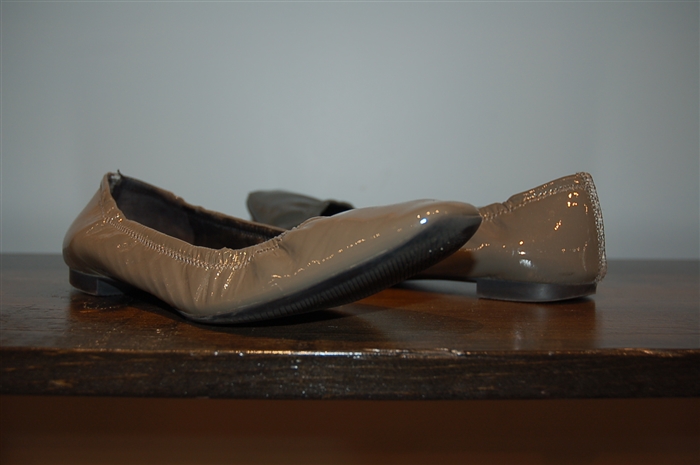 Dark Taupe Prada Flats, size 7.5