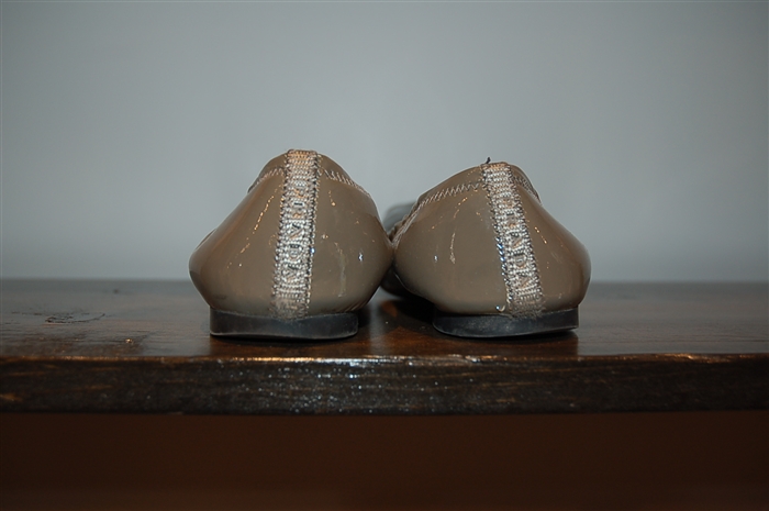 Dark Taupe Prada Flats, size 7.5