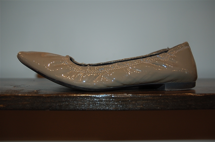 Dark Taupe Prada Flats, size 7.5