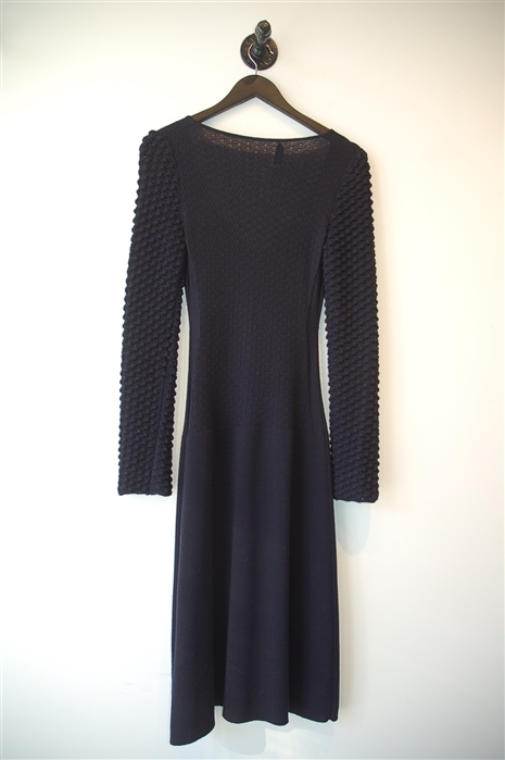Navy Jil Sander Sweater Dress, size 6