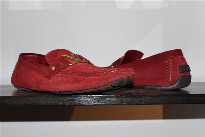 Dark Red Louis Vuitton Loafer, size 12