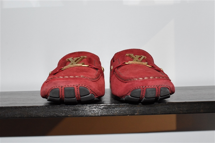 Dark Red Louis Vuitton Loafer, size 12