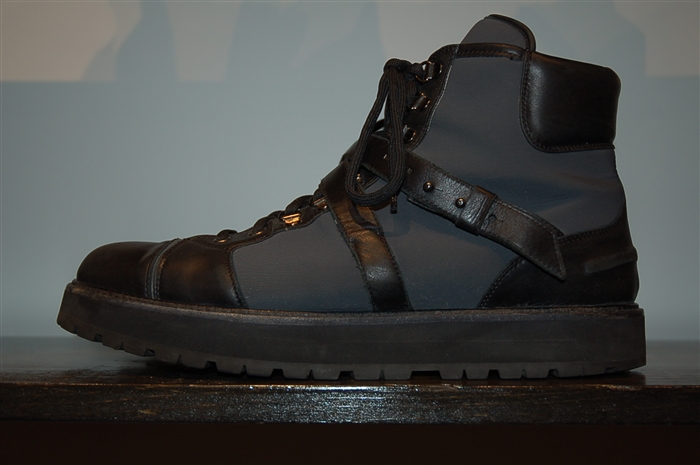Blue & Black Neil Barrett High-Top Sneakers, size 12