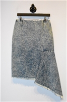 Acid Wash Balenciaga Asymmetrical Skirt, size 8