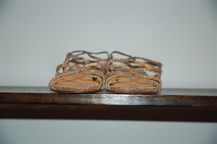 Champagne Stuart Weitzman Sandal, size 8