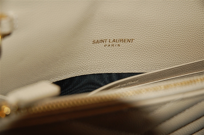 Powder Beige Saint Laurent Cross-Body, size S