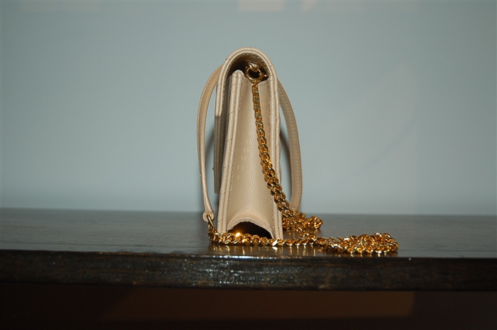 Powder Beige Saint Laurent Cross-Body, size S