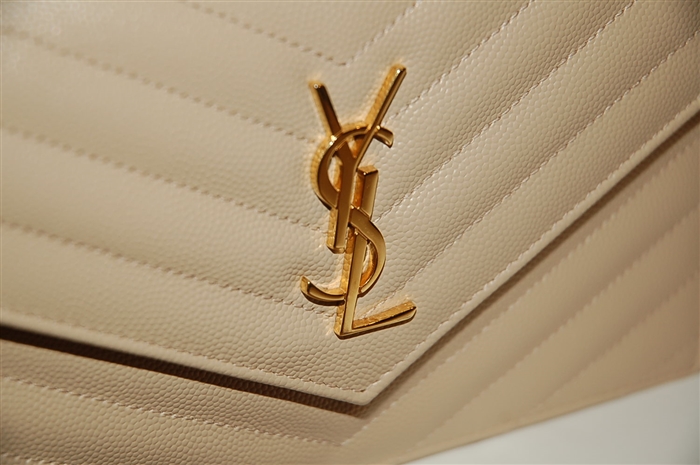 Powder Beige Saint Laurent Cross-Body, size S