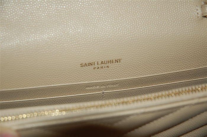 Powder Beige Saint Laurent Cross-Body, size S