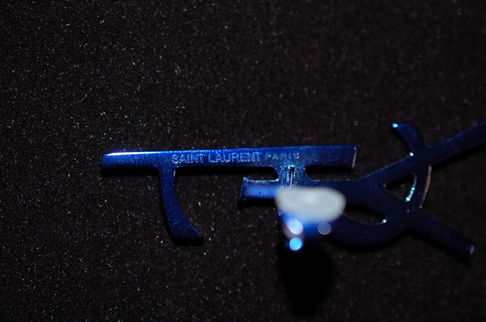 Blue & Black Saint Laurent Earring Cuff, size O/S