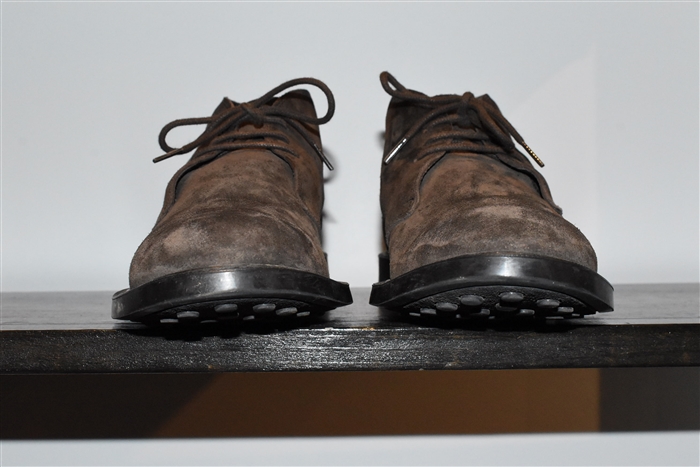 Espresso Tod's Desert Boot, size 8