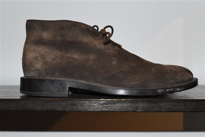 Espresso Tod's Desert Boot, size 8