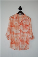 Orange Sorbet Alice + Olivia Blouse, size M
