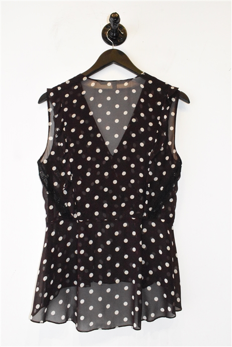 Polka Dot Veronica Beard Sleeveless, size 8
