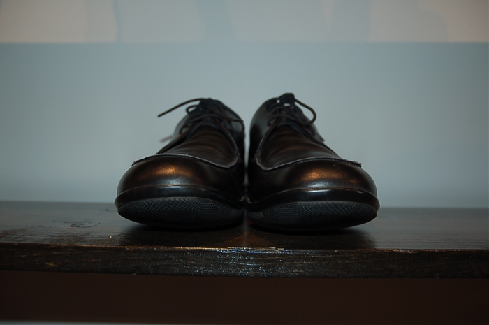 Black Leather Prada Derby, size 12