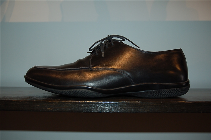 Black Leather Prada Derby, size 12