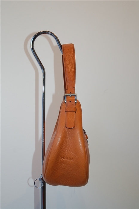 Saddle Brown Prada Hobo, size S