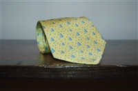 Chartreuse Hermes Tie, size O/S