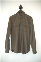 Military Green The Kooples Button Shirt, size S