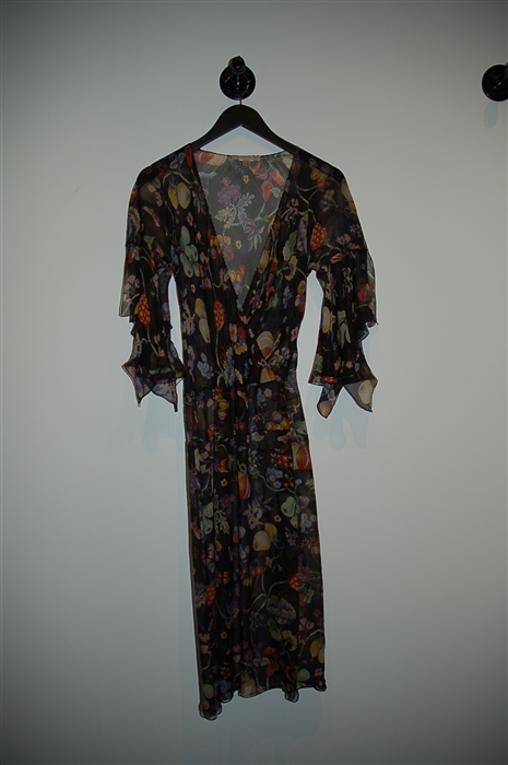 Floral Nina Ricci Long Dress, size 10