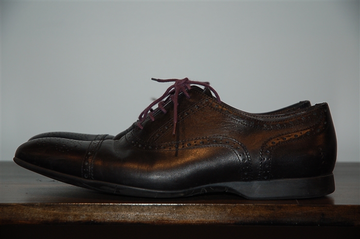 Black Leather Paul Smith - PS Oxford, size 8