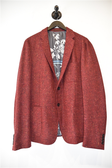 Dark Red Gucci Sport Coat, size 44