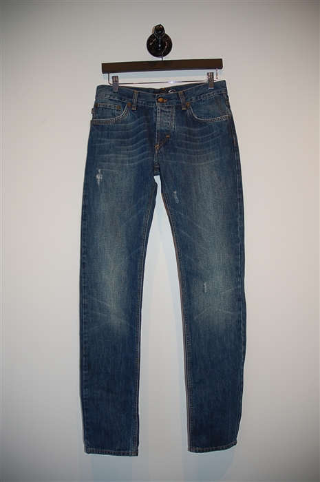 Faded Denim Just Cavalli Skinny Jean, size 30