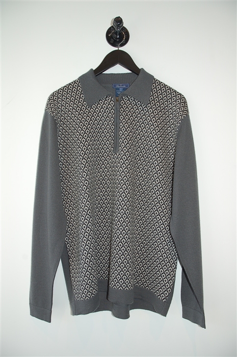 Gray Tones Faconnable Pullover, size L