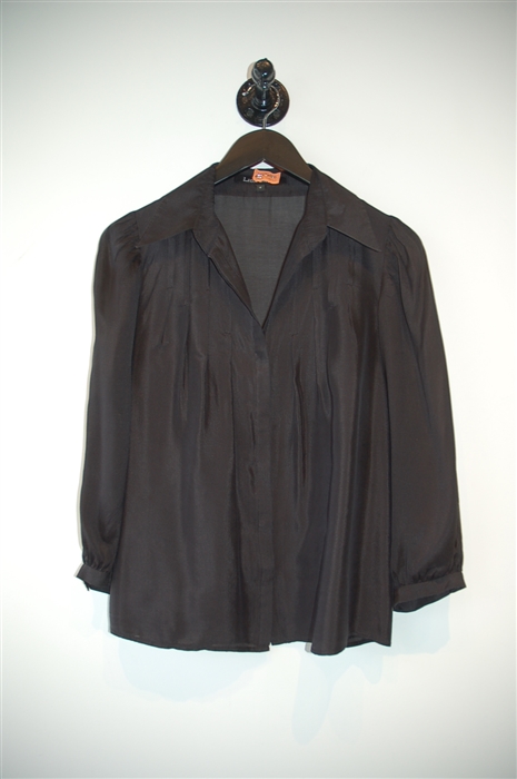 Basic Black Lida Baday Blouse, size 8