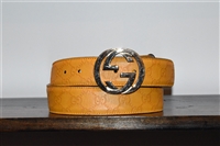 Honey Brown Gucci Belt, size XL