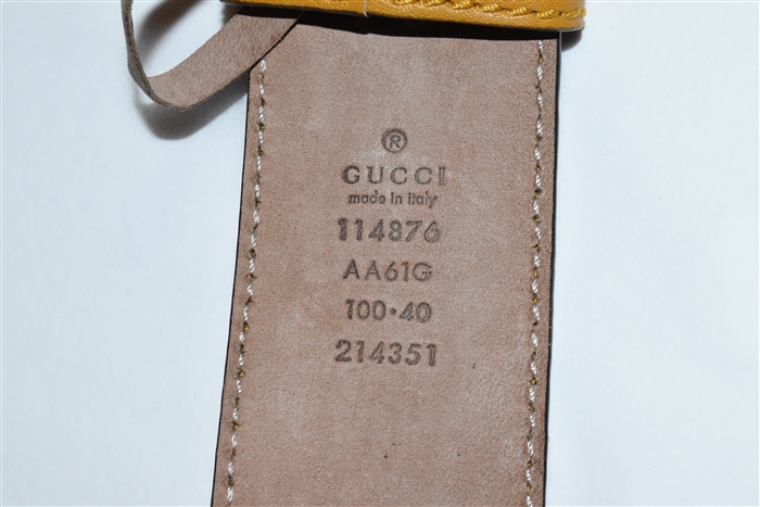 Honey Brown Gucci Belt, size XL