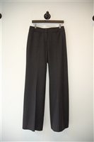 Charcoal Miu Miu Wide-Leg Trousers, size 6