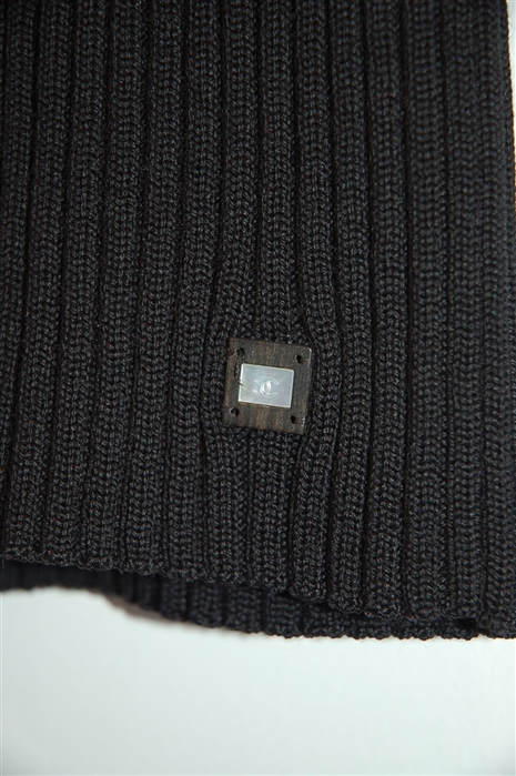Basic Black Chanel Turtleneck, size S
