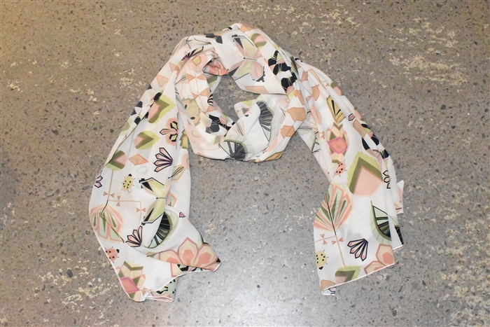 Floral Luisa Cerano Silk Scarf, size O/S